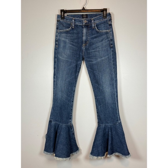 Citizens of Humanity DREW FLOUNCE Mid Rise Ankle Jeans, Size 26 - Picture 3 of 12